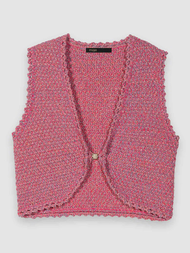 Top court en tweed Maje seconde main photo 1
