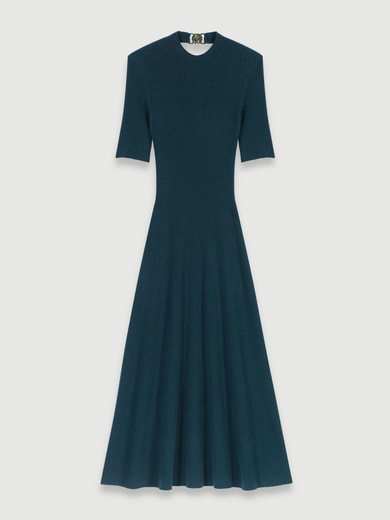 Robe longue en maille Maje seconde main photo 1