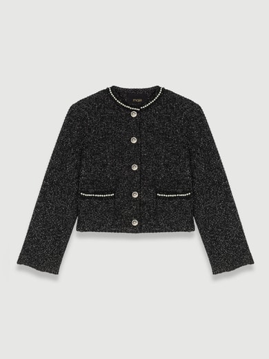 Short beaded jacket Maje second-hand photo 1