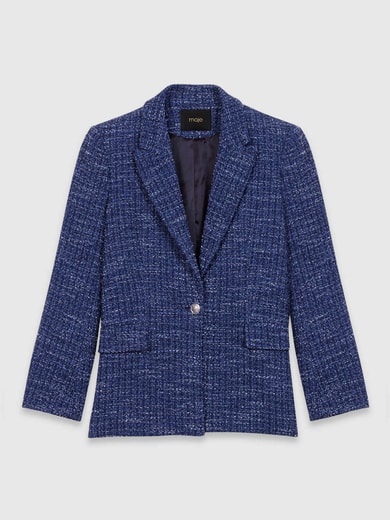 Veste en tweed Maje seconde main photo 1