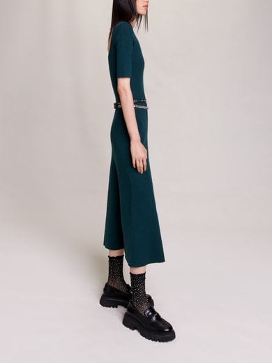 Robe longue en maille Maje seconde main photo 2