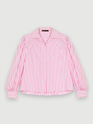 Chemise rayée manches volumineuses Maje seconde main photo 1