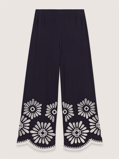 Pantalon avec détails crochet Maje seconde main photo 1