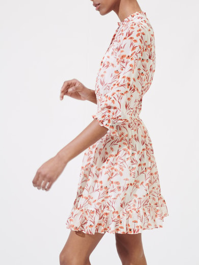 Robe imprimée à smocks Maje seconde main photo 2