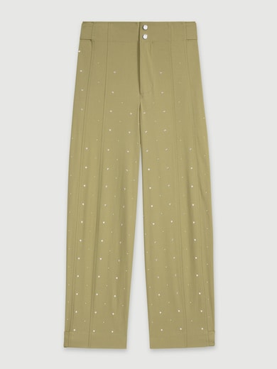 Pantalon baggy clouté Maje seconde main photo 1