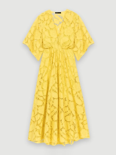 Long lace dress Maje second-hand photo 1