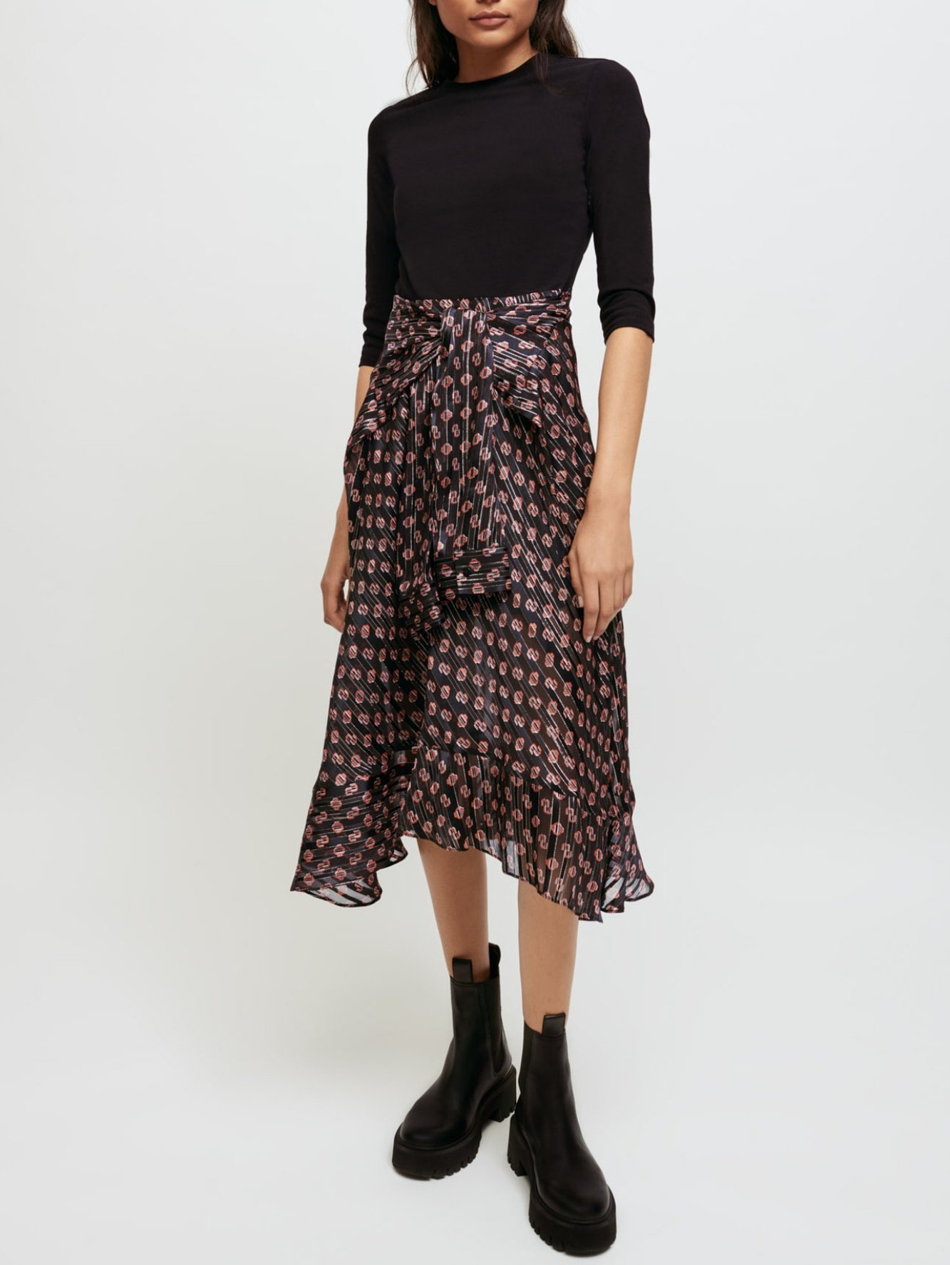 Product photo Trompe l’œil printed dress number 1