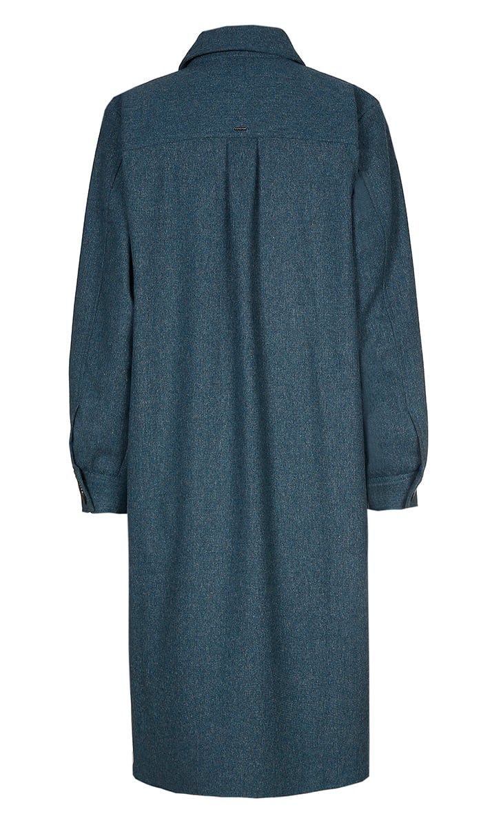 PETROL SHIRT DRESS Xandres tweedehands photo 4