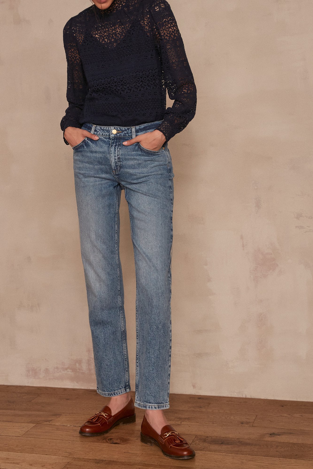 Photo produit Jean droit crop OWEN numéro 1