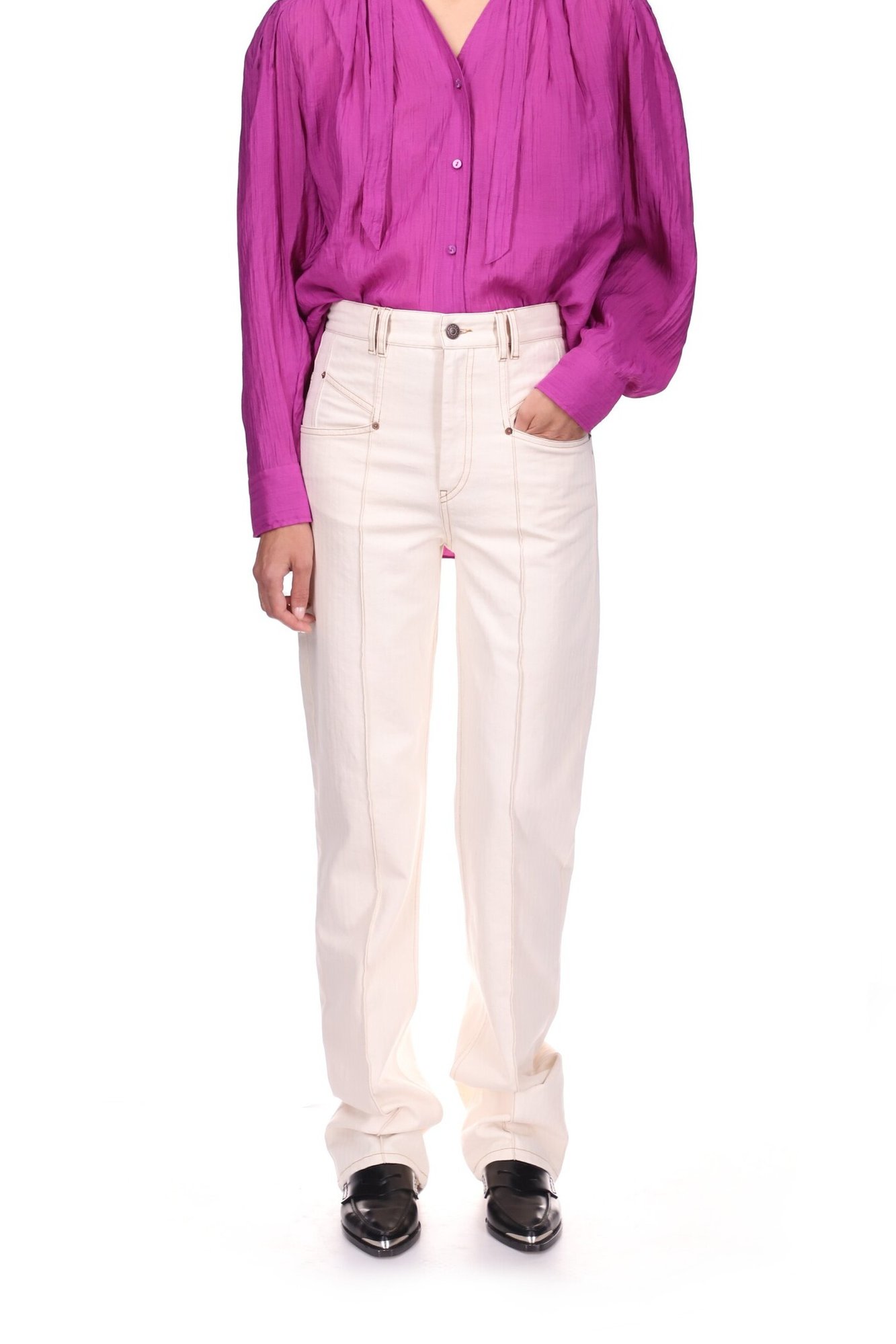 PANTALON LIROKAE ISABEL MARANT seconde main photo 3