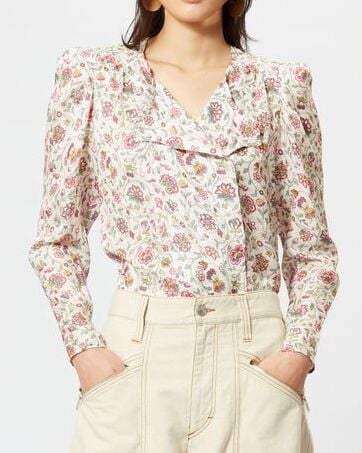 HAUT EN VISCOSE  LENSY ISABEL MARANT seconde main photo 6