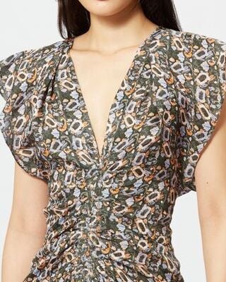 ROBE EN VISCOSE  LYNDSAY ISABEL MARANT seconde main photo 5