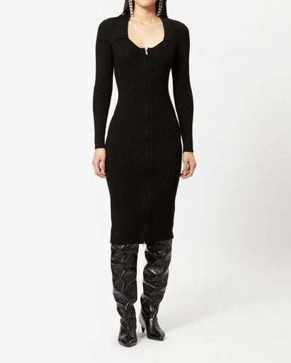 ROBE EN LAINE MÉRINOS  ZAEL ISABEL MARANT seconde main photo 4