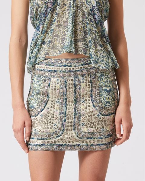 SKIRT  PRINTED ONEILA ISABEL MARANT second-hand photo 5
