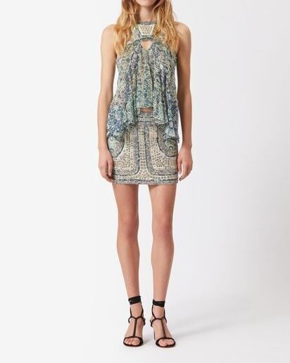 SKIRT  PRINTED ONEILA ISABEL MARANT second-hand photo 4