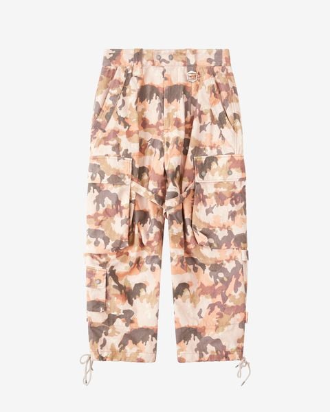 PANTALON EN COTON IMPRIMÉ ELORE ISABEL MARANT seconde main photo 3