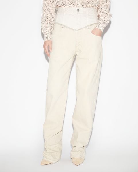 PANTALON EN COTON  NOEMIE ISABEL MARANT seconde main photo 6