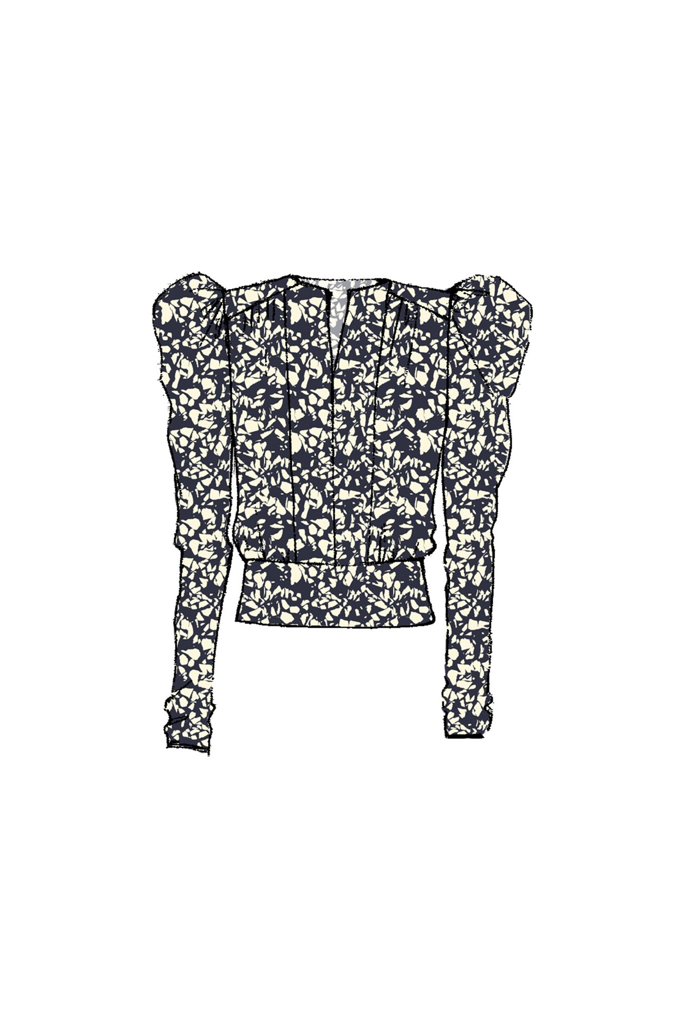 TOP  PRINTED ZARGA ISABEL MARANT second-hand photo 3