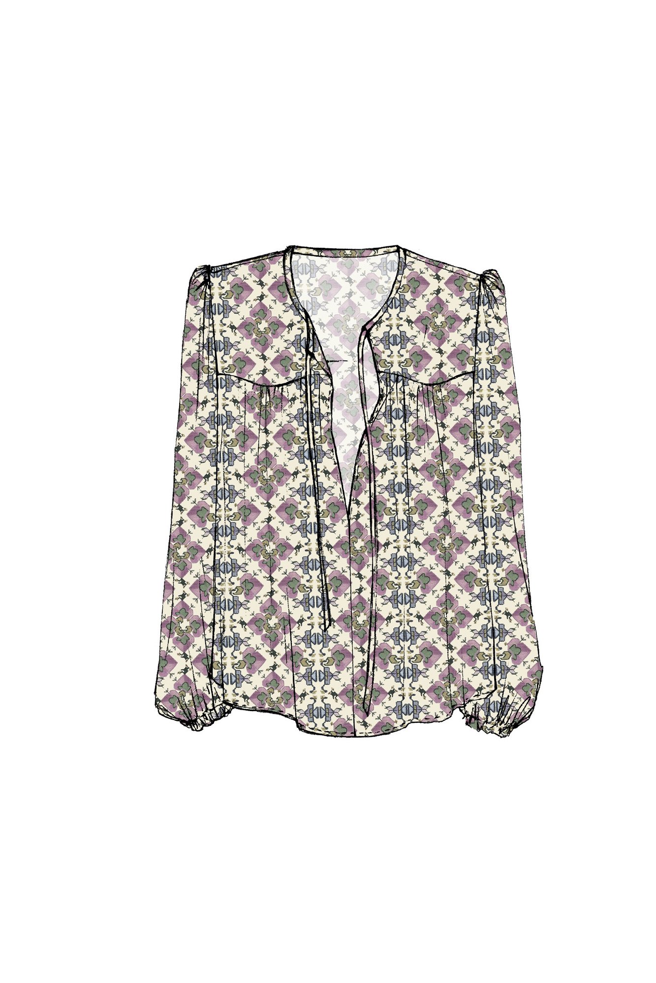 HAUT / TOP EN SOIE AMETISSA ISABEL MARANT seconde main photo 3