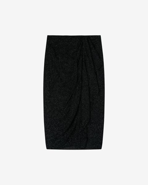 JUPE MIDI EN VELOURS ALYSSA ETOILE seconde main photo 3