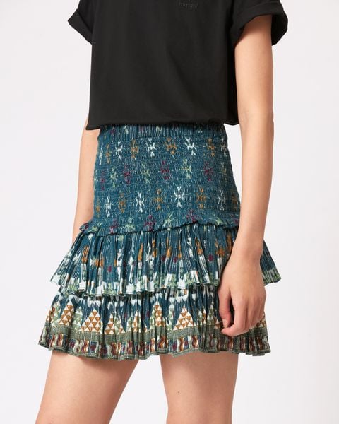 JUPE COURT EN COTON ET LUREX NAOMI ETOILE seconde main photo 5