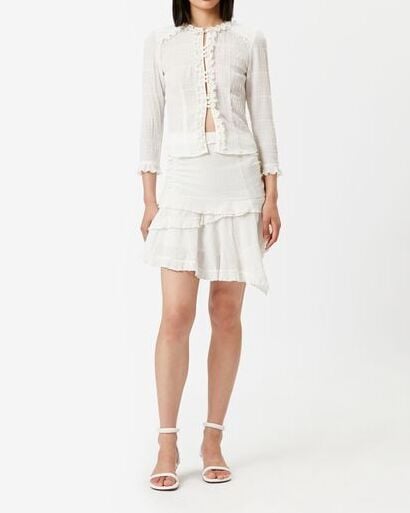 JUPE ASYMÉTRIQUE GENEVA ISABEL MARANT seconde main photo 4