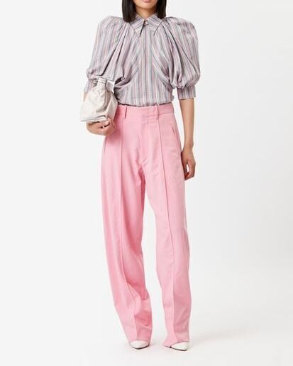 PANTALON LARGE OPIAVEA ISABEL MARANT seconde main photo 4