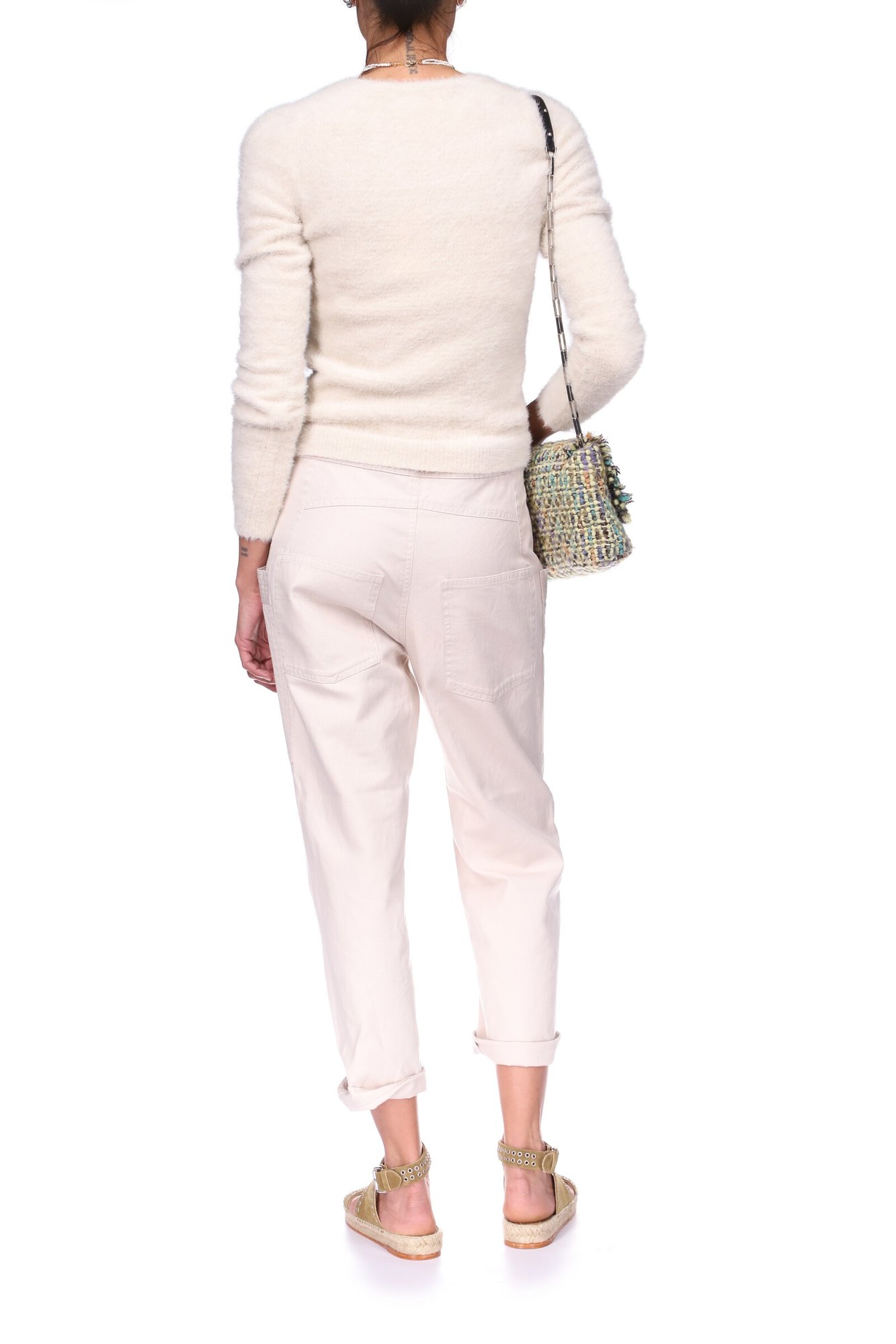 PANTALON EN COTON PANDORE ETOILE seconde main photo 4