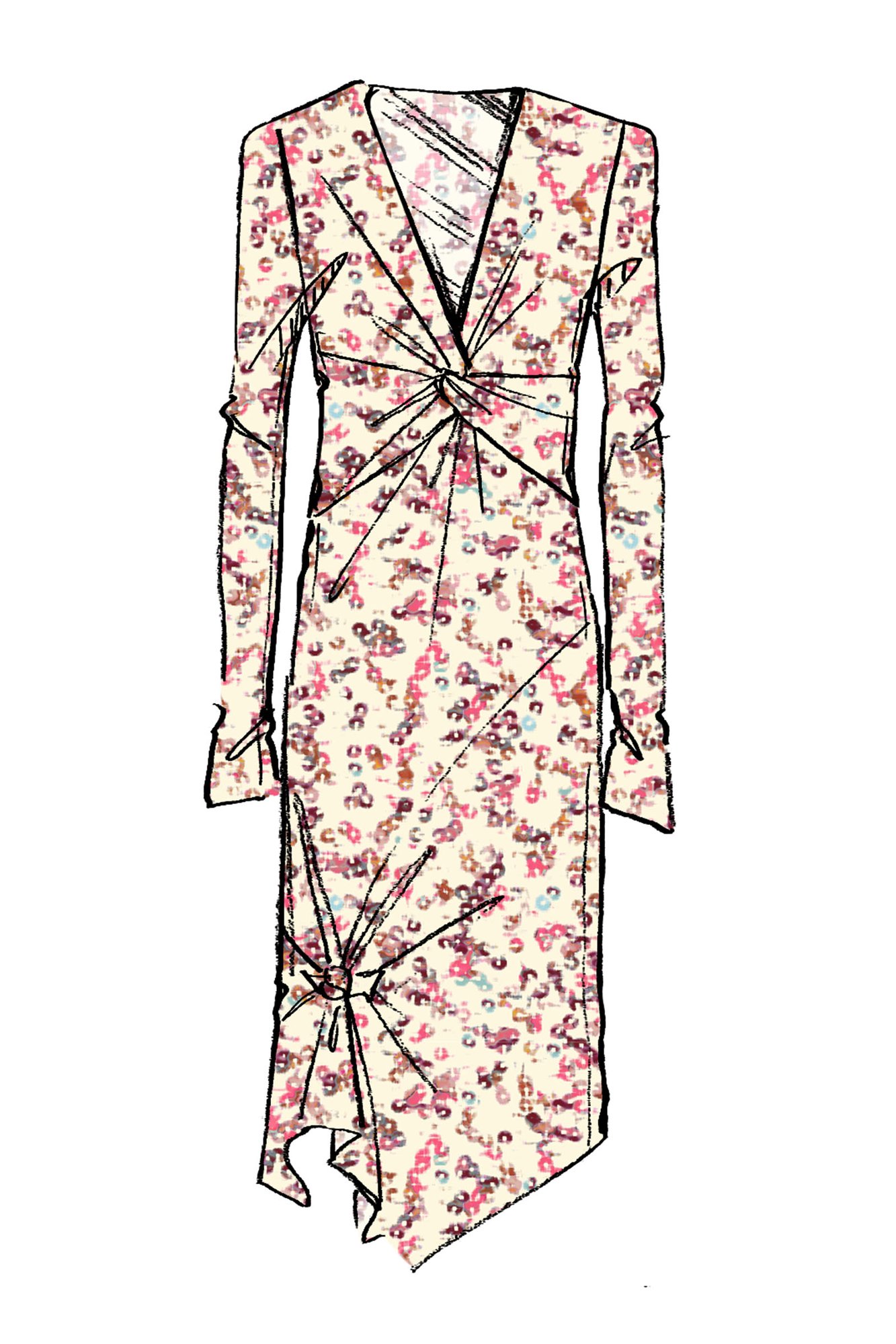 ROBE EN VISCOSE JADIYA ETOILE seconde main photo 3