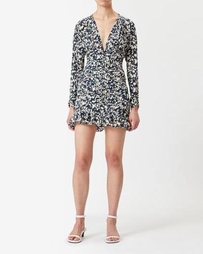 ROBE COURTE EN SOIE LARA ISABEL MARANT seconde main photo 4