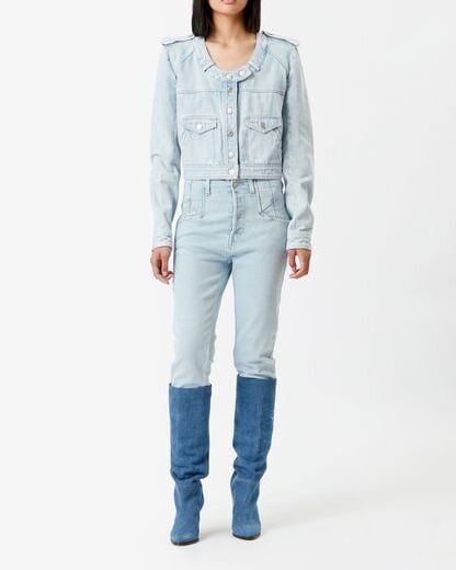 VESTE EN DENIM VALENE ISABEL MARANT seconde main photo 4