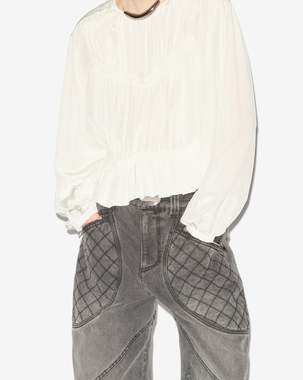 BLOUSE GELINA ISABEL MARANT second-hand photo 6