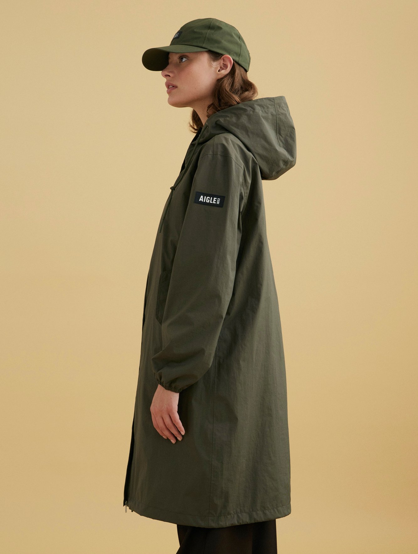 Parka longue MTD® à capuche compactable Aigle seconde main photo 5