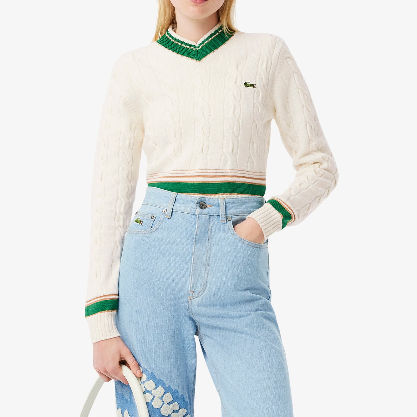 Pull femme Lacoste seconde main photo 2