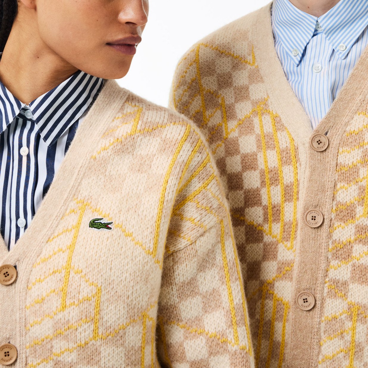Cardigan unisexe Lacoste seconde main photo 3