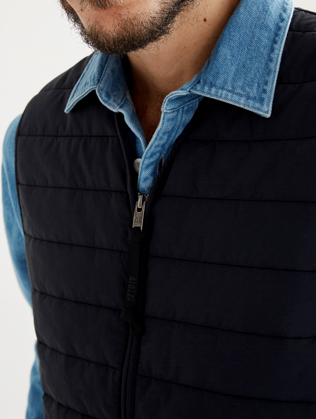 Gilet sans manches court déperlant ouate DUPONT SORONA® Aigle seconde main photo 7