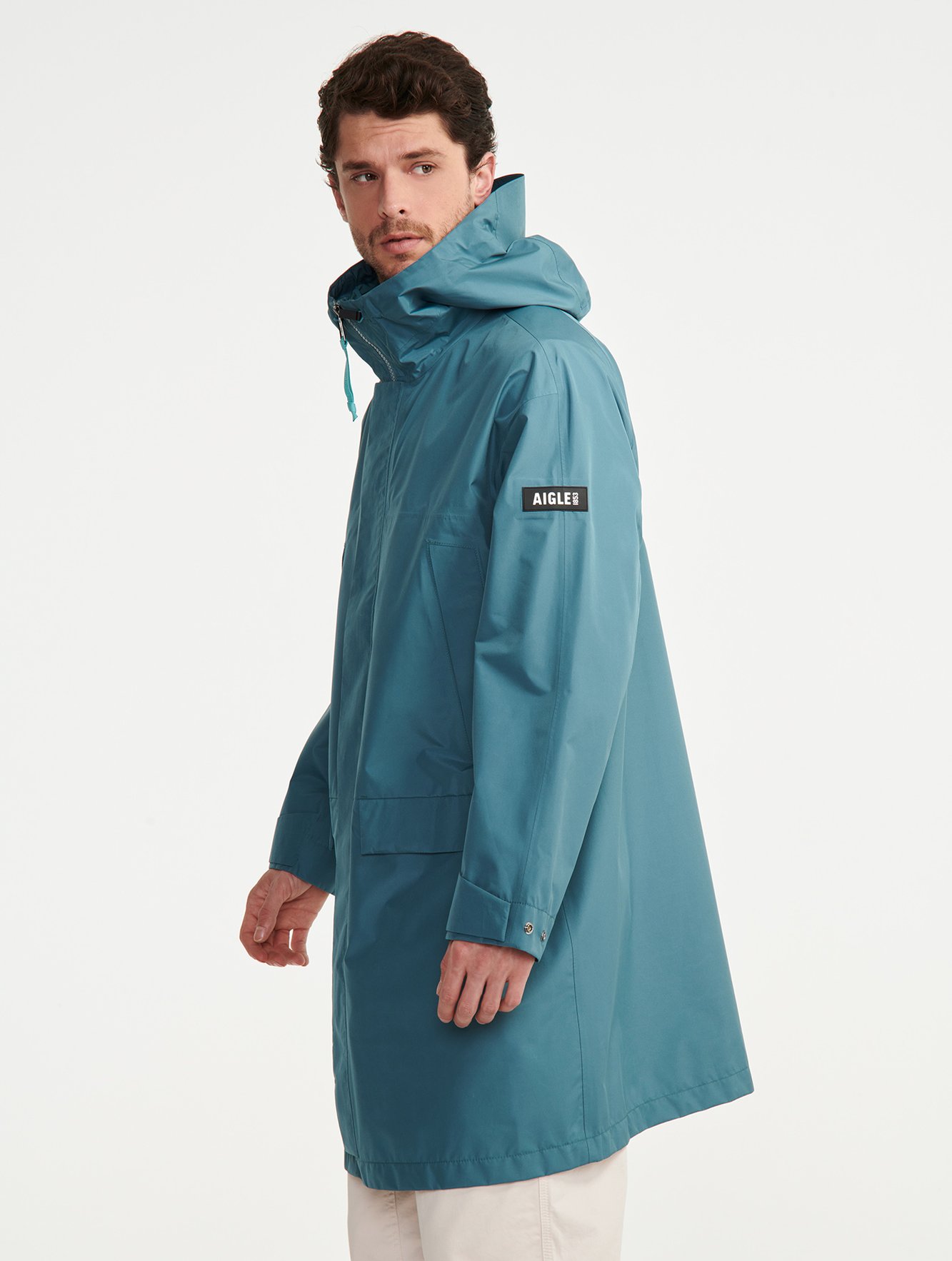 Parka longue Gore-tex Paclite® Aigle seconde main photo 5