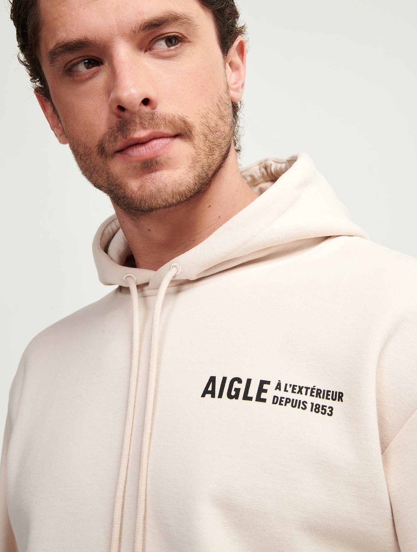 Sweatshirt brossé à capuche Aigle seconde main photo 6