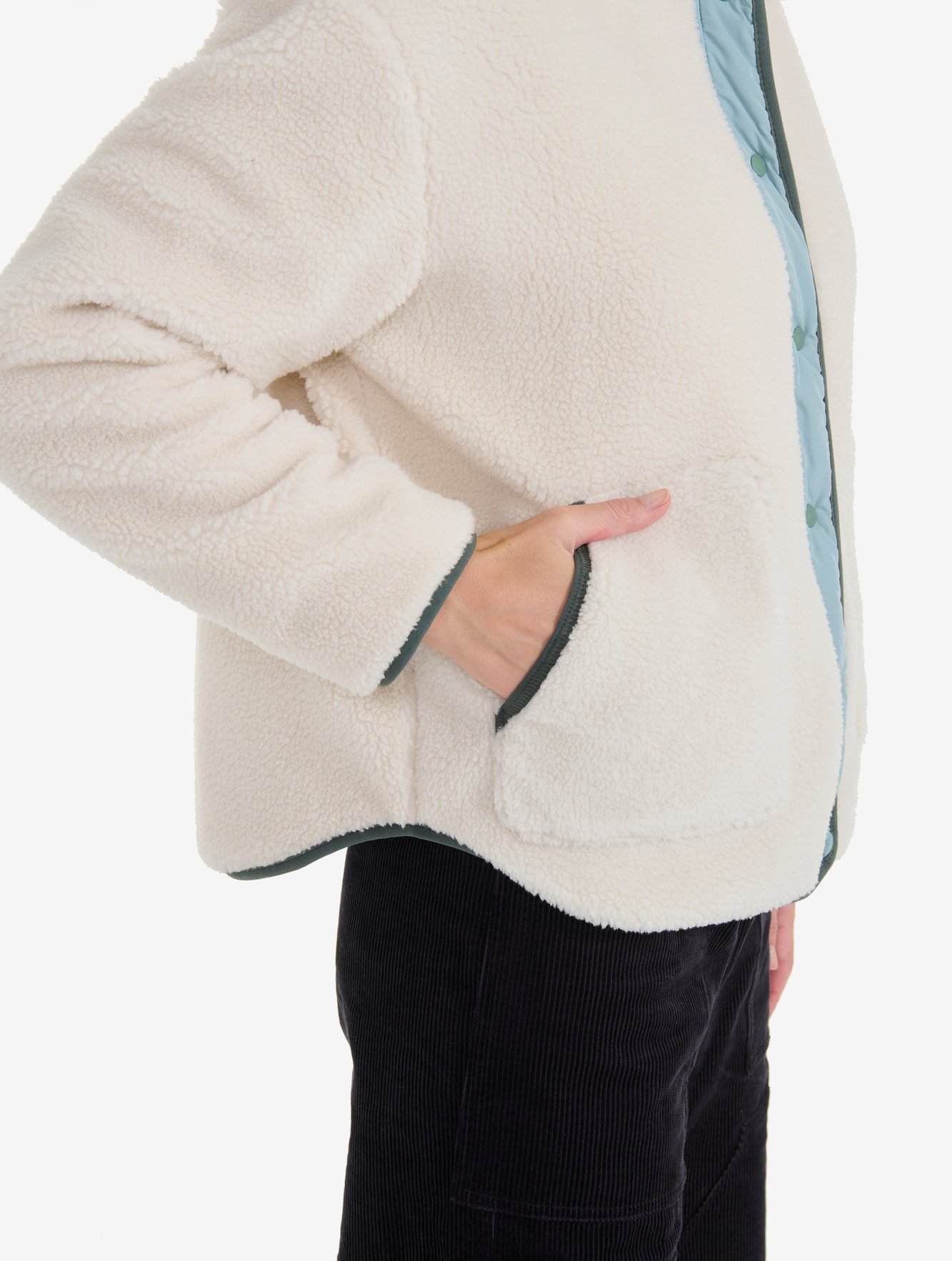 Veste en sherpa réversible  Femme Aigle seconde main photo 7