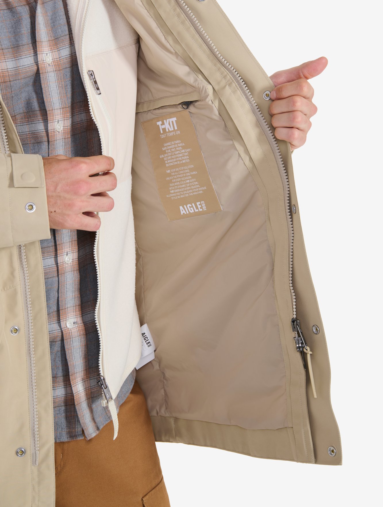 Parka longue GORE-TEX T-KIT avec capuche  Homme Aigle seconde main photo 3