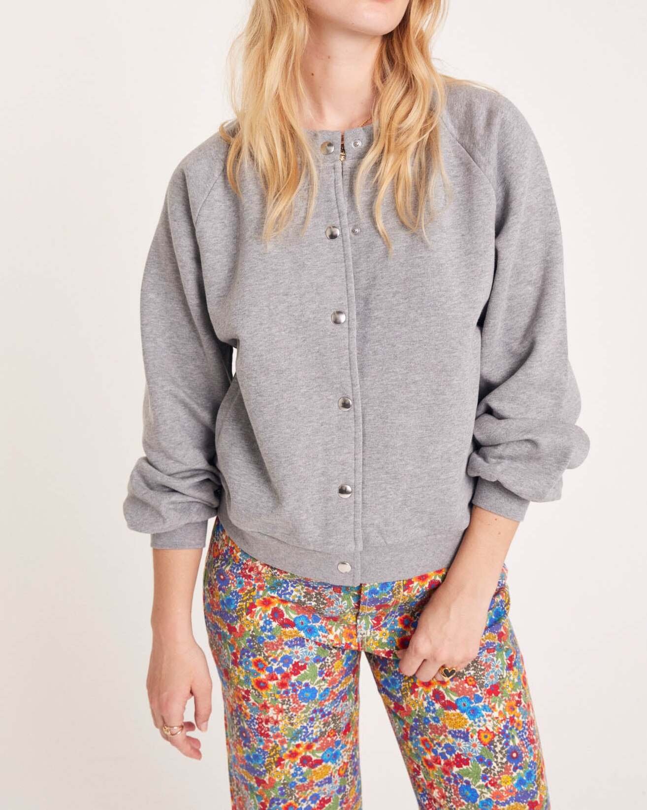 Photo produit CARDIGAN DOUILLET GRIS CHINÉ numéro 1