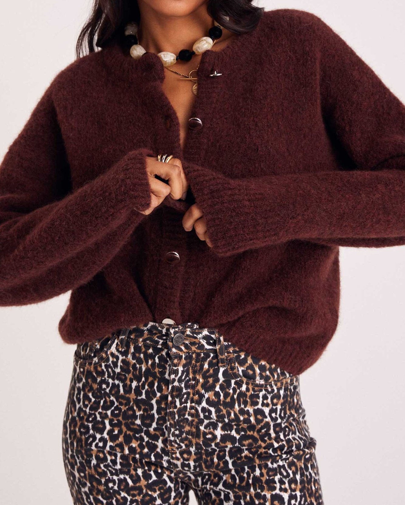 Photo produit Cardigan Douceur chocolat numéro 1