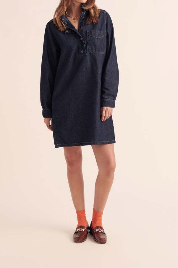 Photo produit ROBE CLÉLIE BLEU BRUT numéro 1