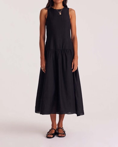 Robe Evelina noir Balzac seconde main photo 2