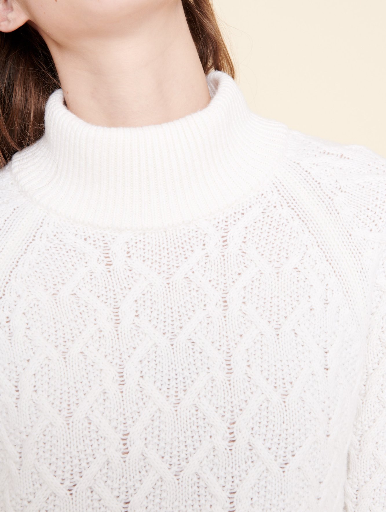 Pull oversize col cheminé Aigle seconde main photo 4
