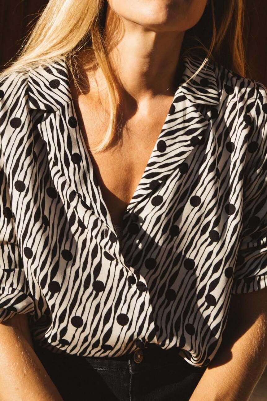 Photo produit CHEMISE GEORGE IMPRIMÉ ZÈBRE À POIS numéro 1