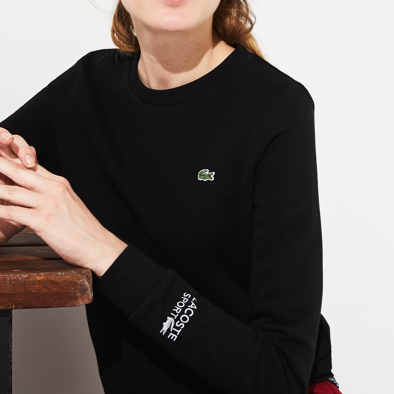 Sweatshirt femme Lacoste seconde main photo 2