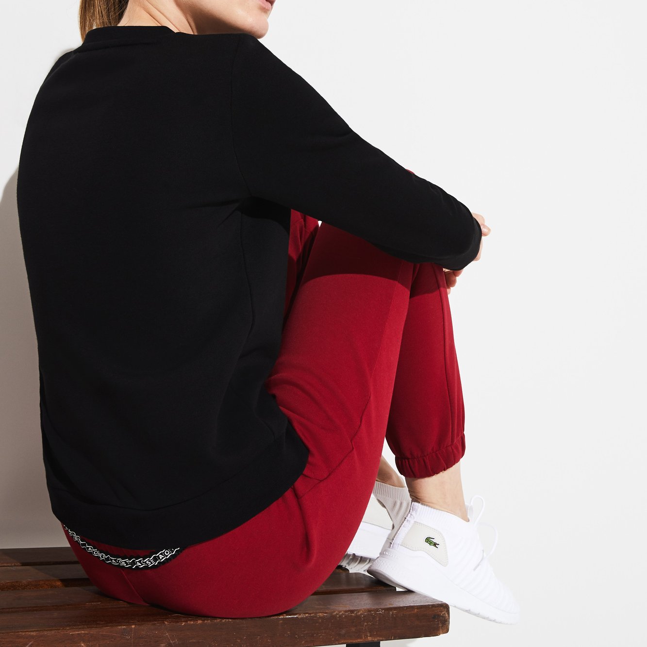 Sweatshirt femme Lacoste seconde main photo 3