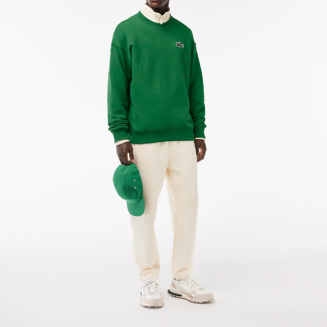 Sweatshirt homme Lacoste seconde main photo 4
