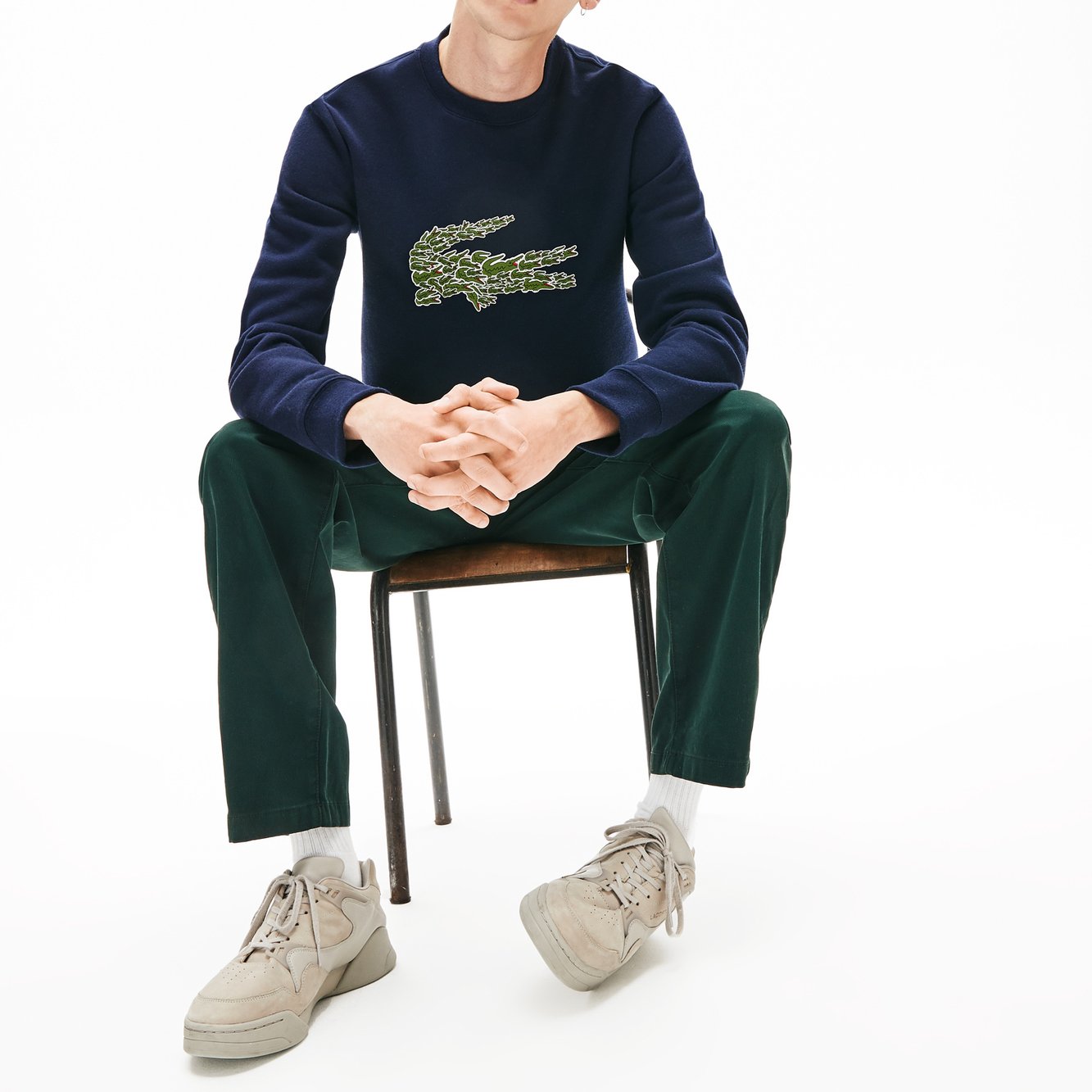 Sweatshirt homme Lacoste seconde main photo 2
